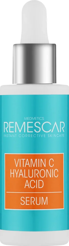 Remescar Vitamin C Repairing Serum сыворотка для лица восстанавливающая с витамином C и гиалуроновой кислотой 30 мл, для сияния
