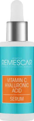 Remescar Vitamin C Repairing Serum сыворотка для лица восстанавливающая с витамином C и гиалуроновой кислотой 30 мл, для сияния