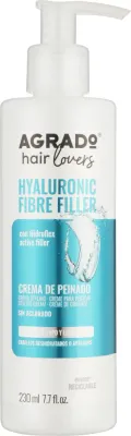 Крем для укладки волос Agrado Hair Loves Hyaluronic Fibre Filler Styling Cream несмываемый, 230 мл