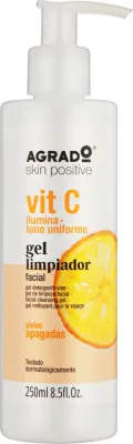 Agrado Vitamin C Facial Cleansing Gel гель для умывания лица с витамином C, очищающий, 250 мл