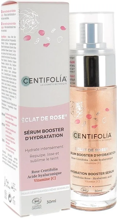 Centifolia Eclat de Rose Hydration Booster Serum увлажняющая сыворотка для лица с экстрактом розы и гиалуроновой кислотой 30 мл