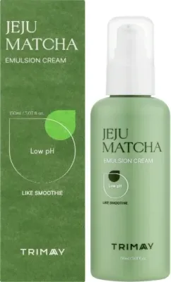 Крем-эмульсия для лица Trimay Jeju Matcha Emulsion Cream, 150 мл