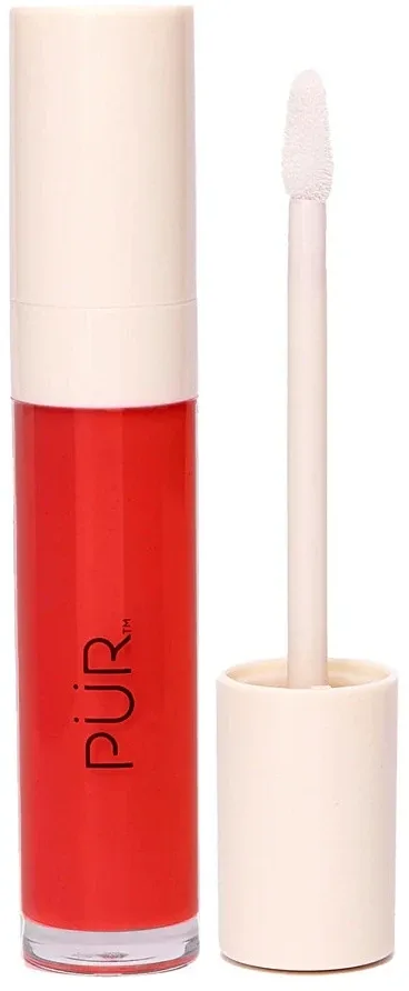 Тонирующее масло для губ Pur Glossy Lip Tint Plumping Tinted Lip Oil, 9,5 мл, оттенок Guava Glow