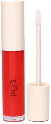 Тонирующее масло для губ Pur Glossy Lip Tint Plumping Tinted Lip Oil, 9,5 мл, оттенок Strawberry Sorbet