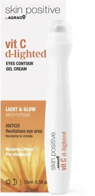 Гель-крем под глаза Agrado Vit C D-Lighted Eye Contour, с витамином C, 15 мл