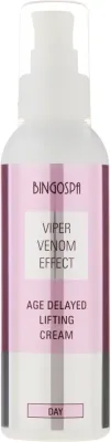 BINGOSPA Viper Venom Effect Lifting Cream крем для лица лифтинг антивозрастной 135 г, с пептидом, коллагеном и муцином улитки