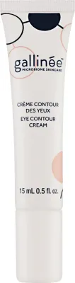 Gallinee Eye Contour Cream крем для кожи вокруг глаз с пре- и пробиотиками 15 мл, от темных кругов, увлажняющий, для чувствительной кожи