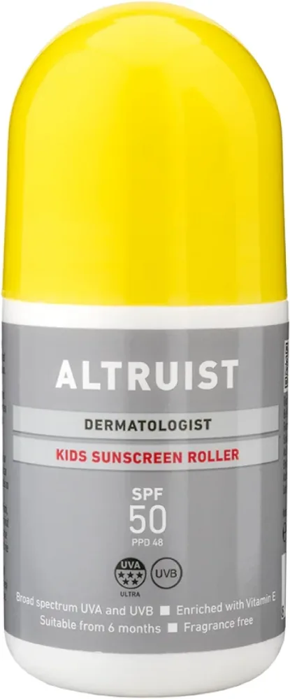 Altruist Kids Sunscreen Roller крем для тела солнцезащитный детский в роликовом флаконе SPF 50 100 мл, крем от солнца для детей
