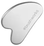 Пластина гуаша Brushworks Terahertz Gua Sha из терагерцового камня, для массажа лица, 1 шт — фото 2