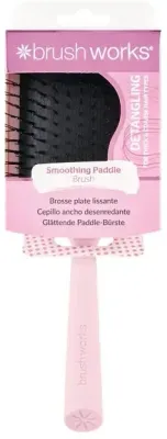 Щётка для волос Brushworks Smoothing Paddle Hair Brush, для расчёсывания и разглаживания, 1 шт