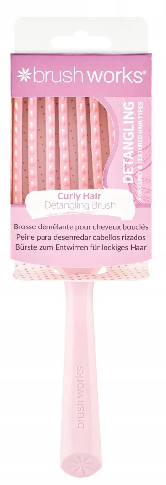 Щётка для распутывания волос Brushworks Curly Hair Detangling Brush, для вьющихся волос, 1 шт