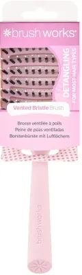Щётка для волос Brushworks Vented Bristle Hair Brush, вентилируемая, 1 шт