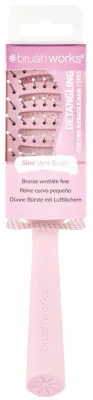 Щётка для волос Brushworks Slim Vent Hair Brush, с мягкими нейлоновыми иголочками, 1 шт