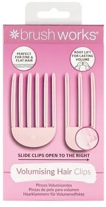 Заколки для объёма волос Brushworks Volumising Hair Clips, 2 шт