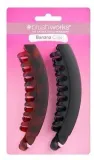 Заколки-крабы для волос Brushworks Banana Hair Clips в форме банана, 2 шт — фото 1