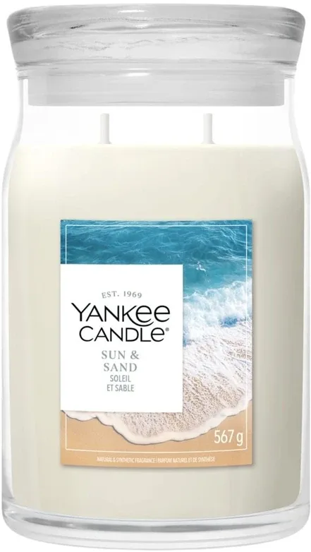 Свеча ароматическая Yankee Candle Sun and Sand в банке, 2 фитиля, 567 г