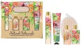 Aurora Natural Botanicals Discovery Bath And Body Collection набор: соль для ванны 100 г, гель для душа 100 мл, лосьон для тела 100 мл, крем для рук 75 мл, перчатка — с гарденией — фото 1