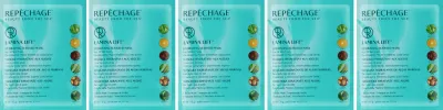 Repechage Lamina Lift Mask маска для лица тканевая увлажняющая с ламинарией, для всех типов кожи, освежающая, 5 x 15 мл
