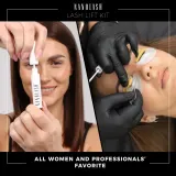 Nanolash Keratin Booster Step 3 кератиновый кондиционер для ламинирования и ботокса ресниц, финальный этап, 10 x 0.5 мл — фото 6
