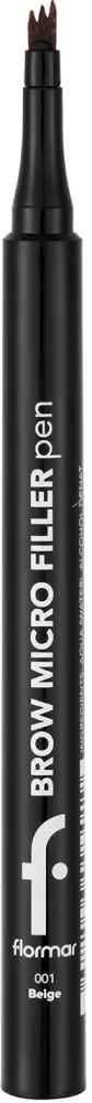 Фломастер для бровей Flormar Brow Micro Filler Pen жидкий, высокопигментированный, 1,1 мл, оттенок 01 - Beige
