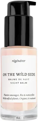 On The Wild Side Night Balm ночной восстанавливающий бальзам для лица с розовой водой, маслом миндаля и гиалуроновой кислотой 30 мл