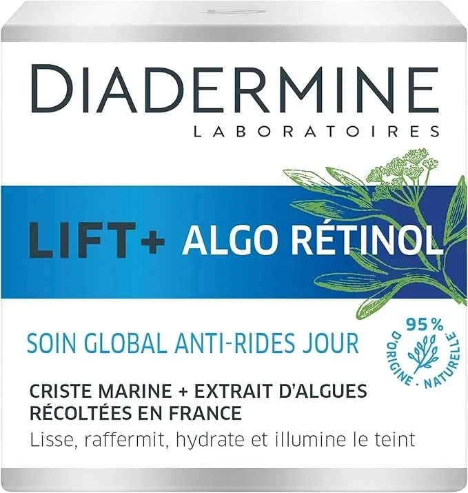 Diadermine Lift + Algo Retinol Day крем для лица дневной с ретинолом, антивозрастной уход 50 мл