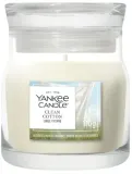 Свеча ароматическая Yankee Candle Clean Cotton в банке «Чистый хлопок», 1 фитиль, 110 г — фото 1