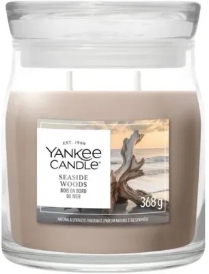 Свеча ароматическая Yankee Candle Seaside Woods в банке, 2 фитиля, 368 г и, 368 г