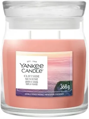 Свеча ароматическая Yankee Candle Cliffside Sunrise в банке, 2 фитиля, 368 г и, 368 г