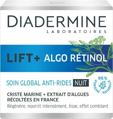 Крем для лица Diadermine Lift + Algo Retinol Night Cream ночной, с ретинолом, 50 мл