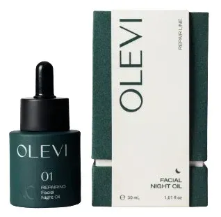 Olevi Facial Night Oil ночное масло для лица многофункциональное с маслами баобаба, арганы, марулы и жожоба 30 мл