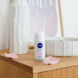 NIVEA You Got This подарочный набор: антиперспирант роликовый 50 мл, гель для душа 300 мл, бальзам для губ 4.8 г, мицеллярная вода 200 мл, косметичка — фото 7
