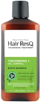 Шампунь с биотином, регулирующий жирность волос, Petal Fresh Hair ResQ Thickening + Oil Control Biotin Shampoo, 355 мл