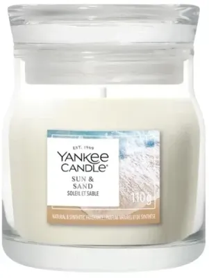 Свеча ароматическая Yankee Candle Sun and Sand в банке, 1 фитиль, 110 г