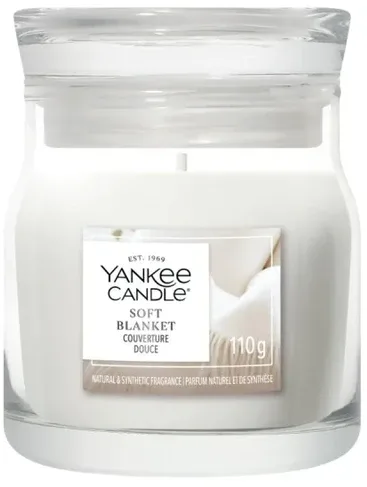 Свеча ароматическая Yankee Candle Soft Blanket в банке, 1 фитиль, 110 г