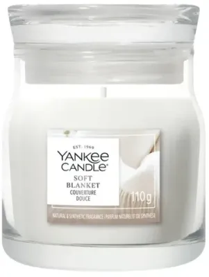 Свеча ароматическая Yankee Candle Soft Blanket в банке, 1 фитиль, 110 г