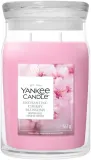 Свеча ароматическая Yankee Candle Enchanting Cherry Blossom в банке, 2 фитиля, 368 г и, 368 г / 567 г — фото 2