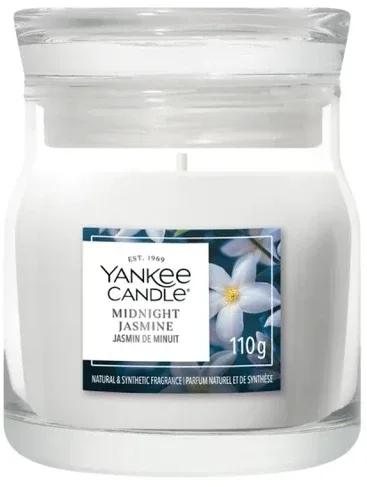 Свеча ароматическая Yankee Candle Midnight Jasmine в банке, 1 фитиль, 110 г