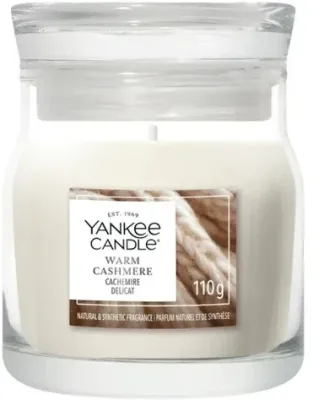 Свеча ароматическая Yankee Candle Warm Cashmere в банке, 1 фитиль, 110 г