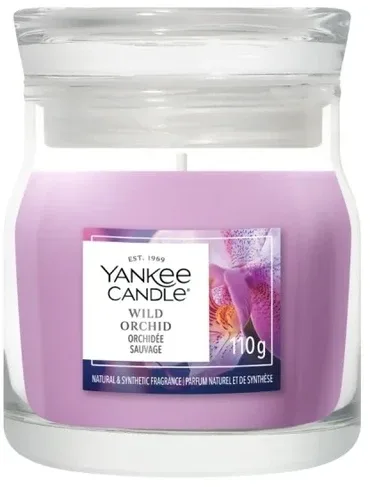 Ароматическая свеча в банке Yankee Candle Wild Orchid «Дикая орхидея», 1 фитиль, 110 г