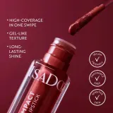 Помада для губ жидкая IsaDora The True Impact Vinyl Liquid Lipstick, 4,8 мл, оттенок 12 - Sincere — фото 4