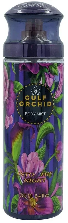 Gulf Orchid Into The Night мист для тела парфюмированный 250 мл, ароматный спрей для тела Body Mist