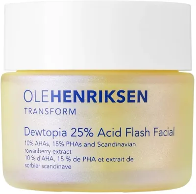 Olehenriksen Transform Dewtopia 25% Acid Flash Facial Mask маска для лица с кислотами 50 мл, отшелушивающая