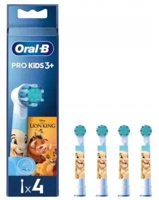 Насадки сменные Oral-B Pro Kids The Lion King для детской электрической зубной щётки, «Король Лев», 4 шт