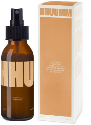 Натуральный спрей для подушки на ночь Hhuumm Sleep Calm Pillow Mist с ароматом лаванды, ромашки и сандала, 50 мл или, 50 мл