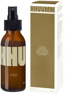 Натуральный спрей для подушки на ночь Hhuumm Zen Relax Pillow Mist с ароматом эвкалипта, зелёного чая и мяты, 50 мл или, 50 мл