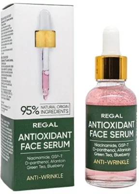 Regal Anti-Wrinkle Antioxidant Face Serum антиоксидантная сыворотка для лица против морщин с коэнзимом Q10 и аминокислотами, 30 мл