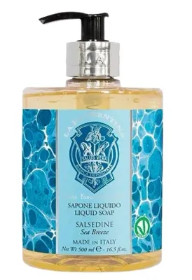 La Florentina Sea Breeze мыло жидкое 500 мл, с экстрактом спирулины и витамином E, аромат Морской бриз