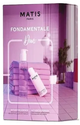 Matis Reponse Fondamentale набор для очищения лица: эссенция Authentik-Essence 200 мл + пудра-эксфолиант 50 г, для всех типов кожи