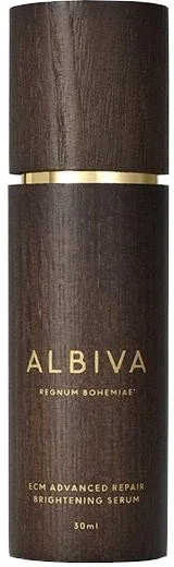 Albiva Ecm Advanced Repair Brightening Serum сыворотка для лица осветляющая, концентрированная, против пигментации, с растительными экстрактами, 30 мл